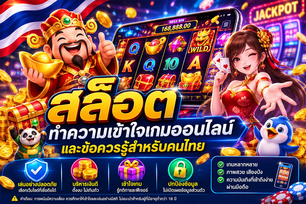 Read more about the article สล็อต: ทำความเข้าใจเกมออนไลน์และข้อควรรู้สำหรับคนไทย